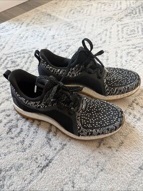 Women’s Adidas Pure Boost Black & White Sneakers